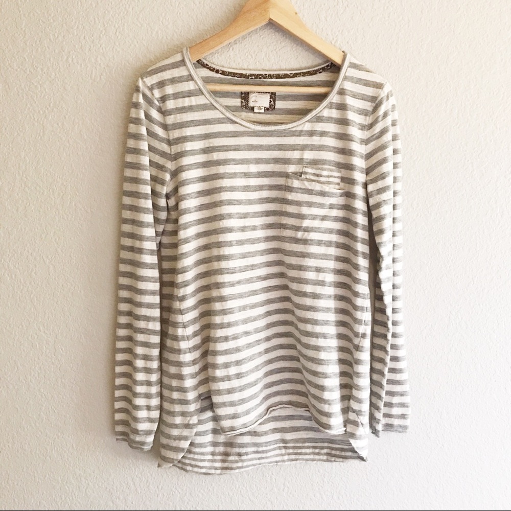 Anthropologie Postmark striped top